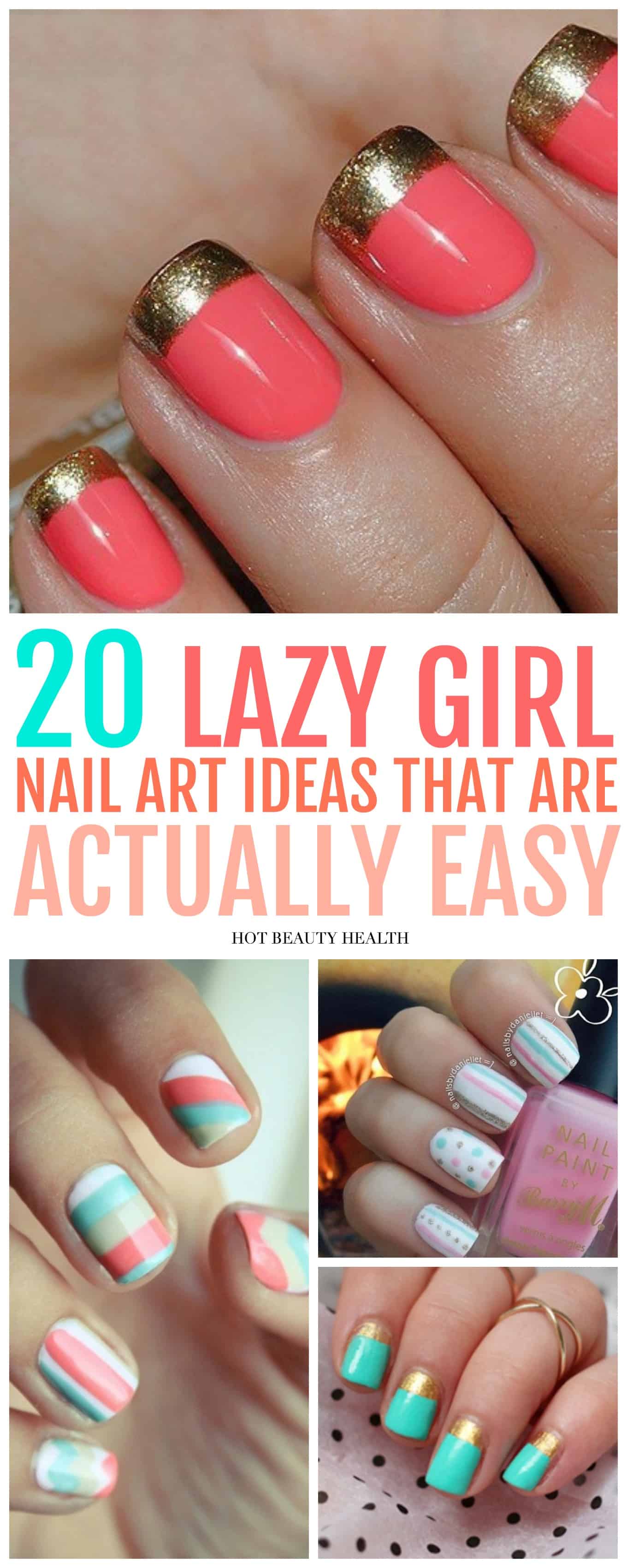 20 Simple Nail Designs for Beginners - Hot Beauty Health