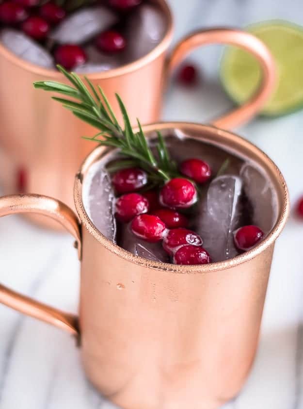 Holiday Moscow Mule Cocktail Recipe - Hot Beauty Health