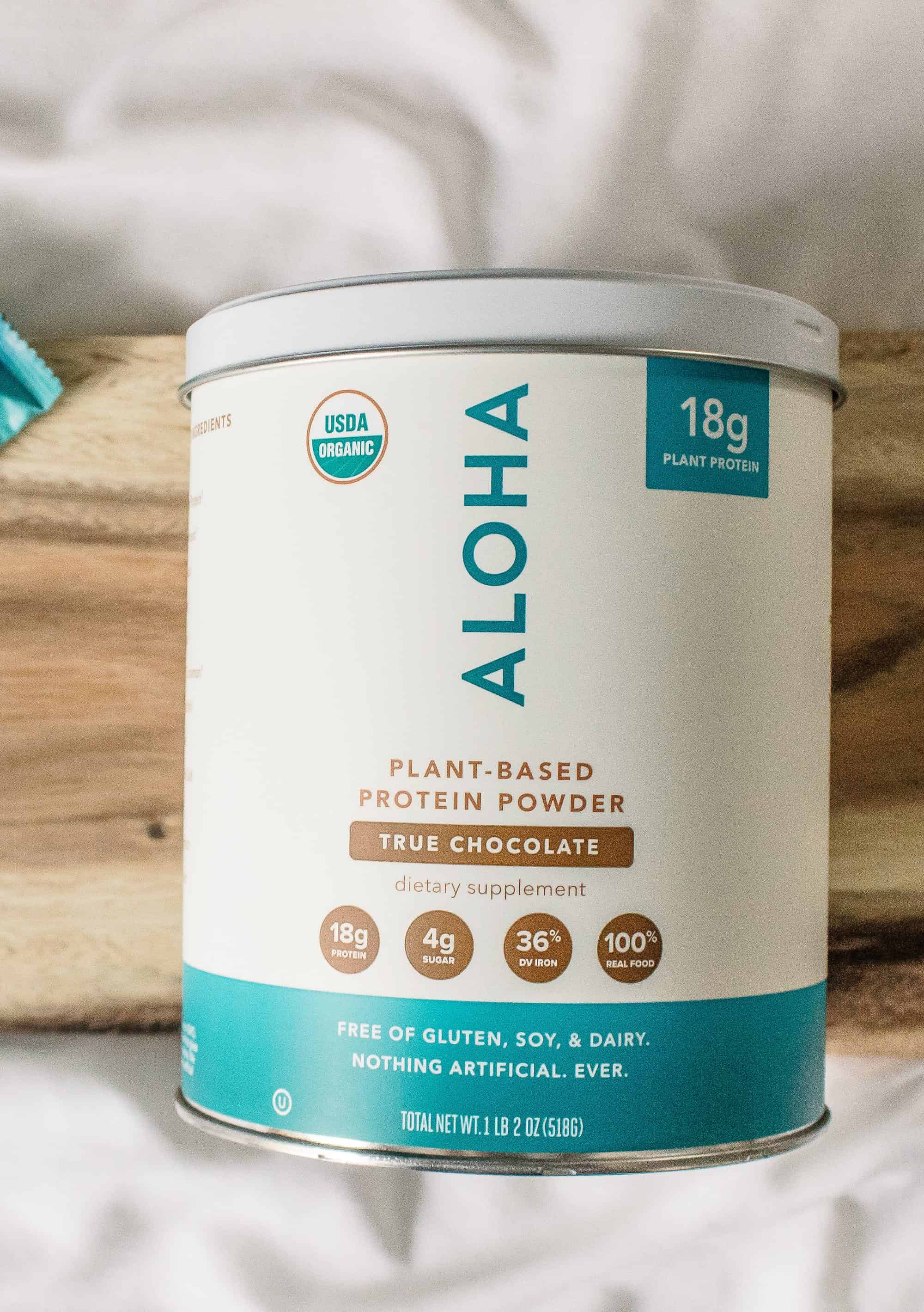 aloha true chocolate protein powder